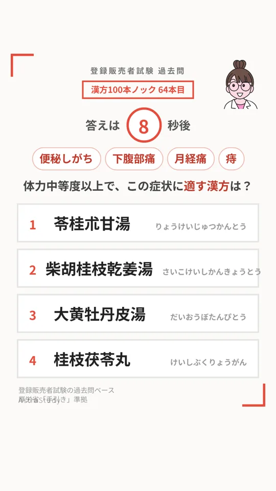 大黄牡丹皮湯の動画 1画面目